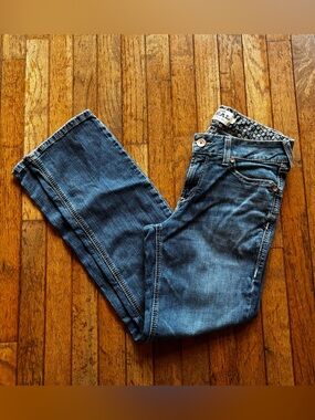 Womens Ariat Real Denim Perfect Rise Straight Jeans-30S